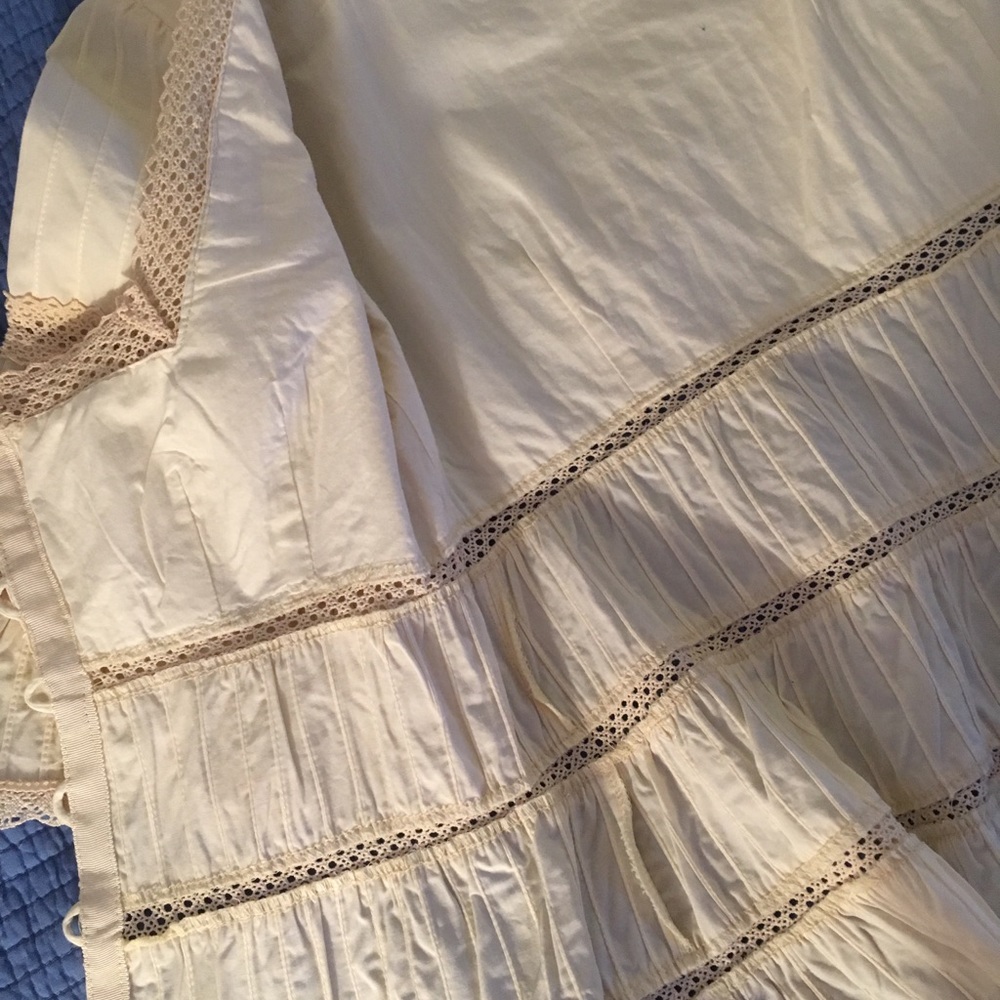 Nanette Lepore | bell sleeve, tiered blouse - Picture 3 of 5